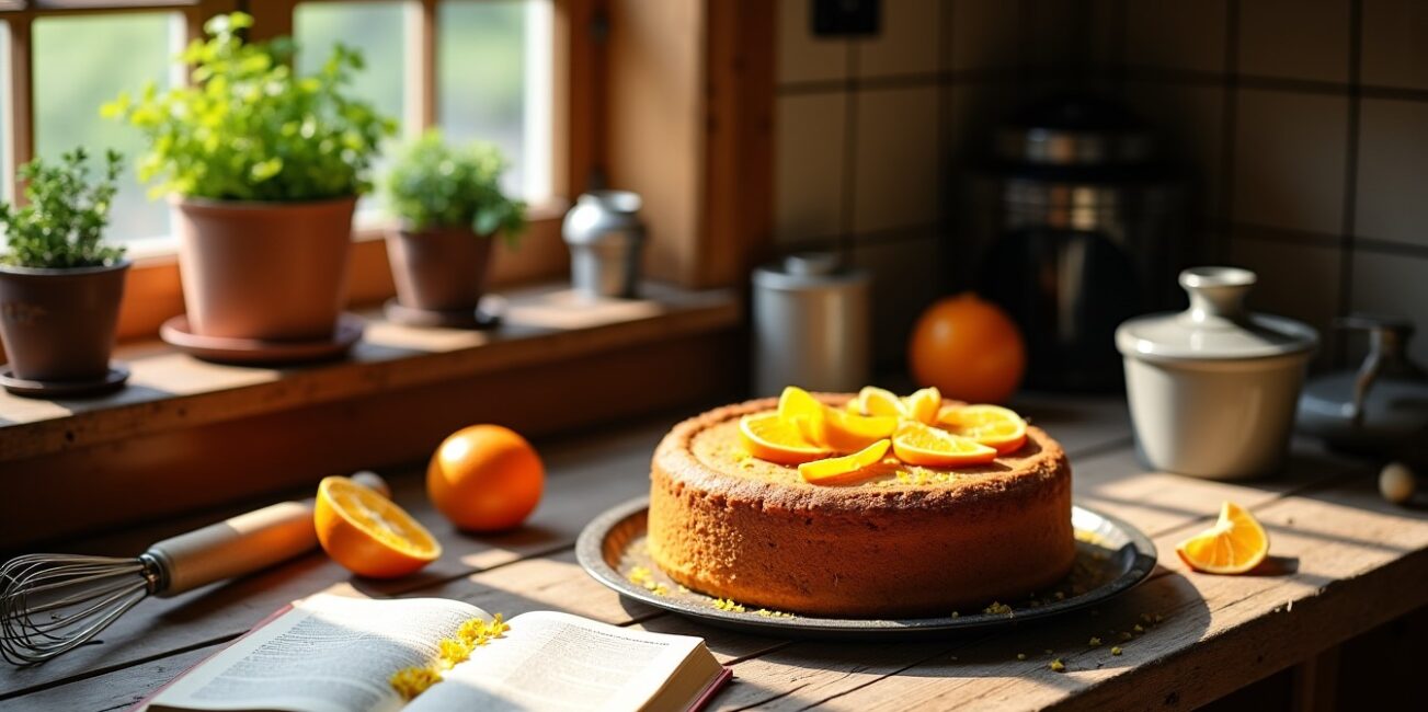 Recette traditionnelle du gâteau moelleux à l’orange, facile à réaliser comme chez grand-mère