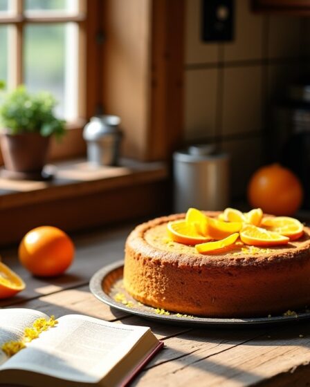 Recette traditionnelle du gâteau moelleux à l’orange, facile à réaliser comme chez grand-mère