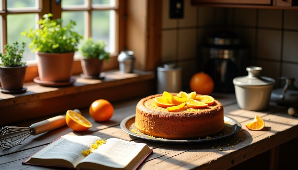 Recette traditionnelle du gâteau moelleux à l’orange, facile à réaliser comme chez grand-mère