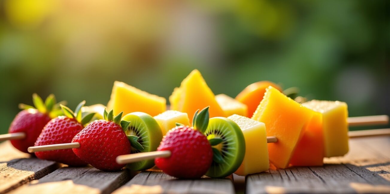 Brochettes de fruits prêtes à l'avance : astuces pratiques et conseils gourmands