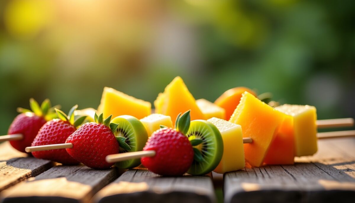 Brochettes de fruits prêtes à l'avance : astuces pratiques et conseils gourmands