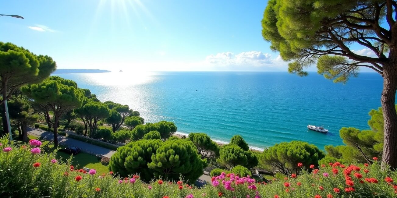 Belvédère du Mugel : vue imprenable sur la mer et le magnifique parc