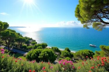 Belvédère du Mugel : vue imprenable sur la mer et le magnifique parc