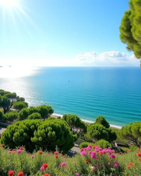 Belvédère du Mugel : vue imprenable sur la mer et le magnifique parc