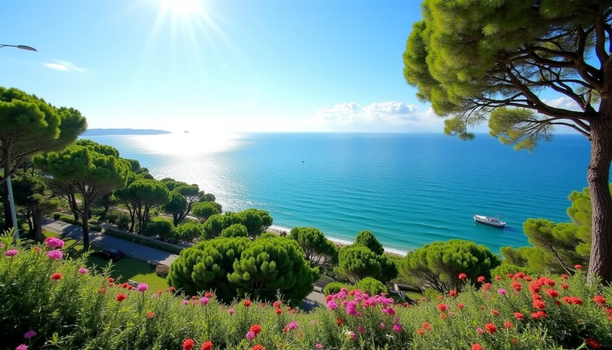 Belvédère du Mugel : vue imprenable sur la mer et le magnifique parc