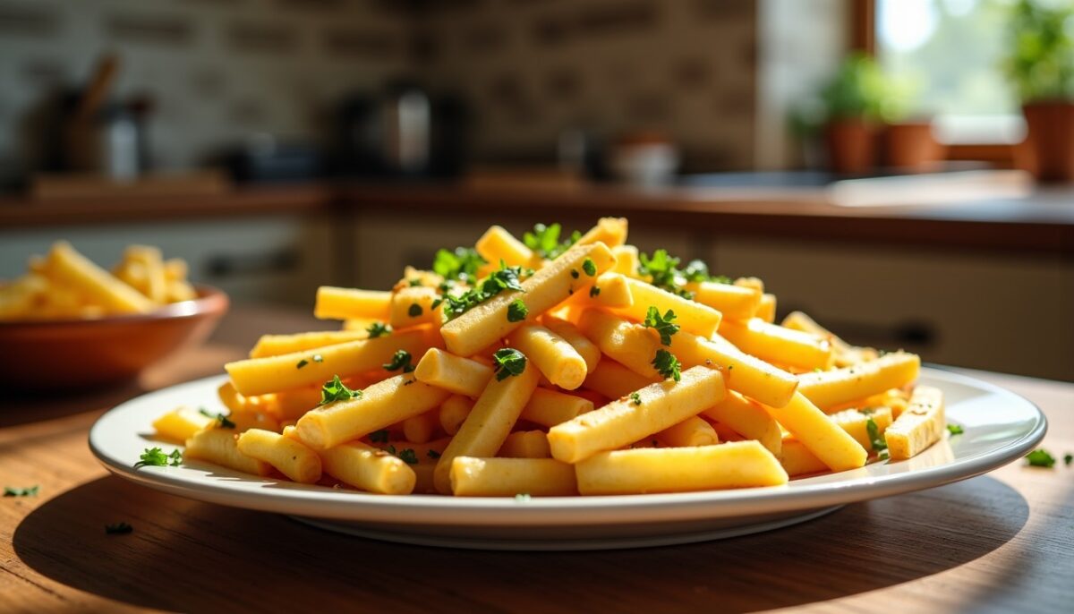 Sauce maison pour pommes de terre frites : recette express et savoureuse à réaliser chez soi