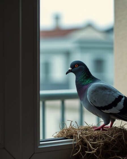 Que signifie un nid de pigeon sur mon balcon ? Symboles et interprétations essentielles