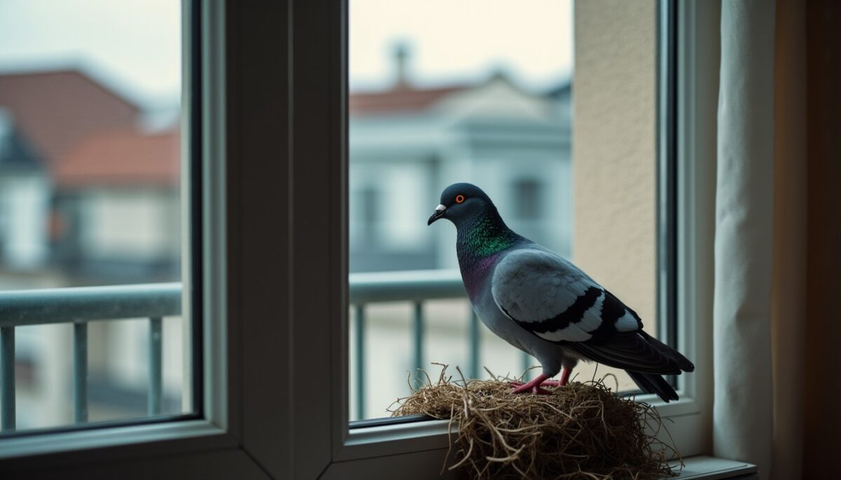 Que signifie un nid de pigeon sur mon balcon ? Symboles et interprétations essentielles