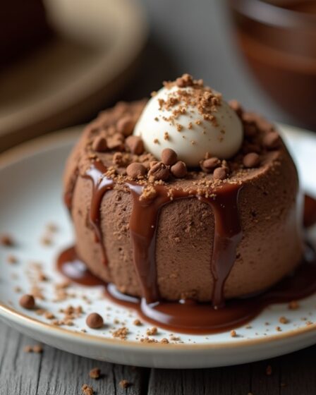 Recette simple et brillante de glaçage au chocolat au lait