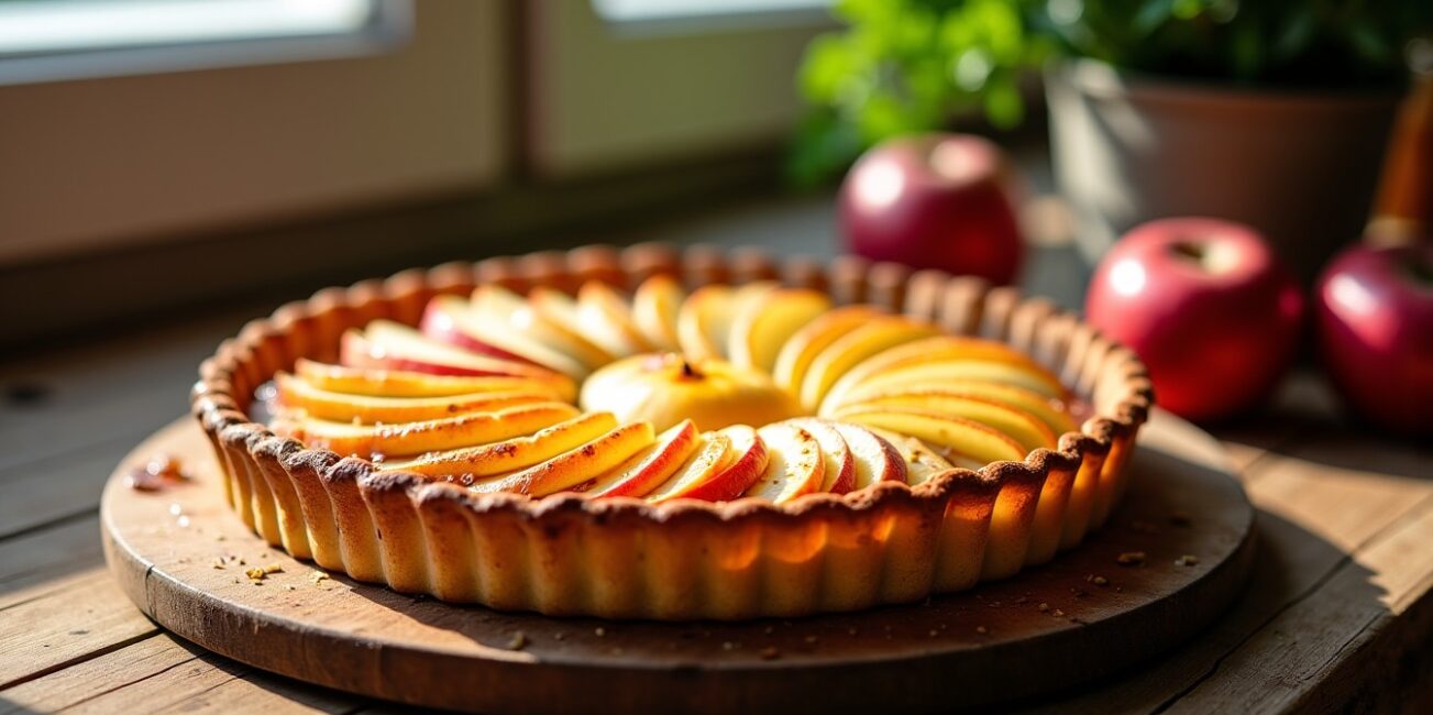 Délicieuse tarte normande aux pommes : recette simple et pleine de saveurs