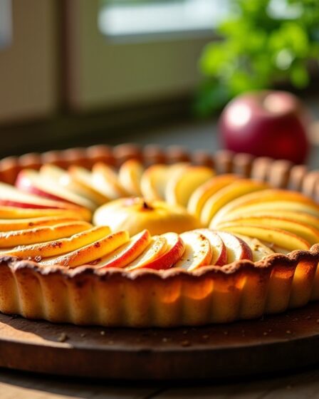 Délicieuse tarte normande aux pommes : recette simple et pleine de saveurs