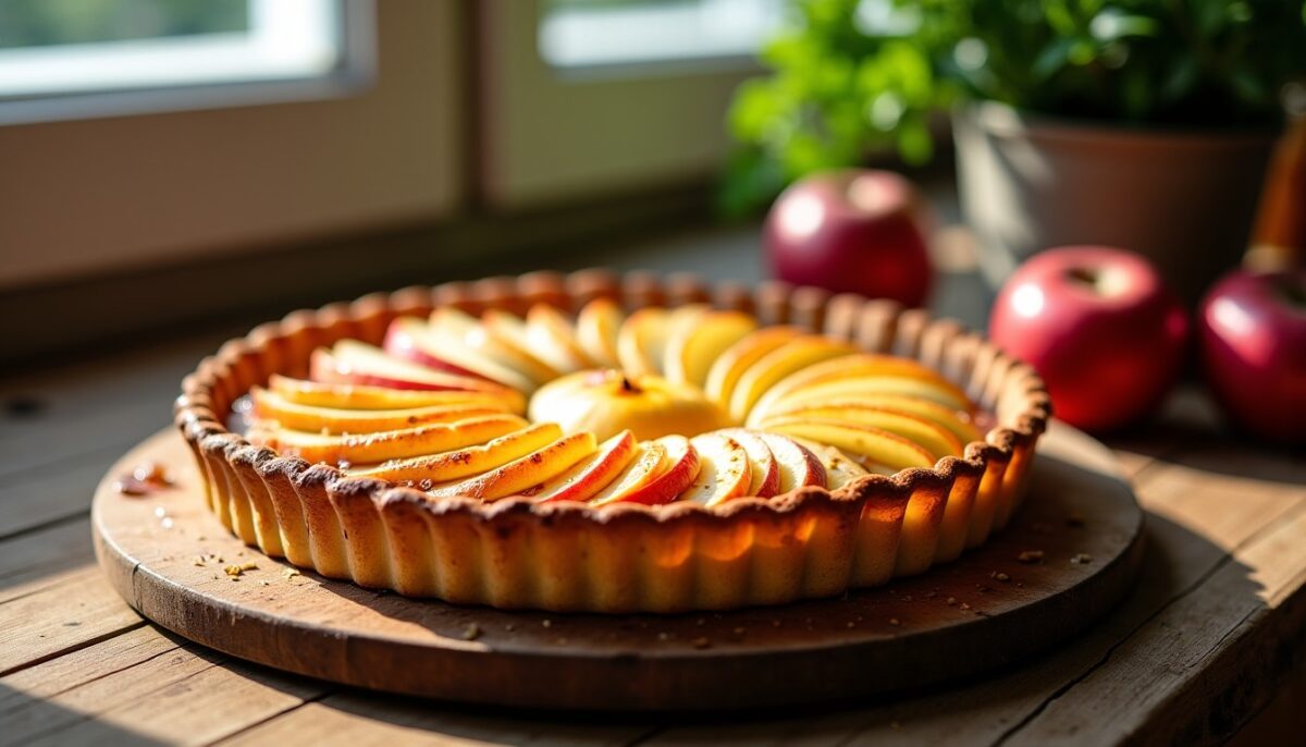 Délicieuse tarte normande aux pommes : recette simple et pleine de saveurs