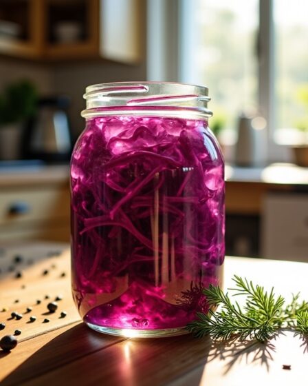 Pickles de chou rouge : une recette maison simple et express
