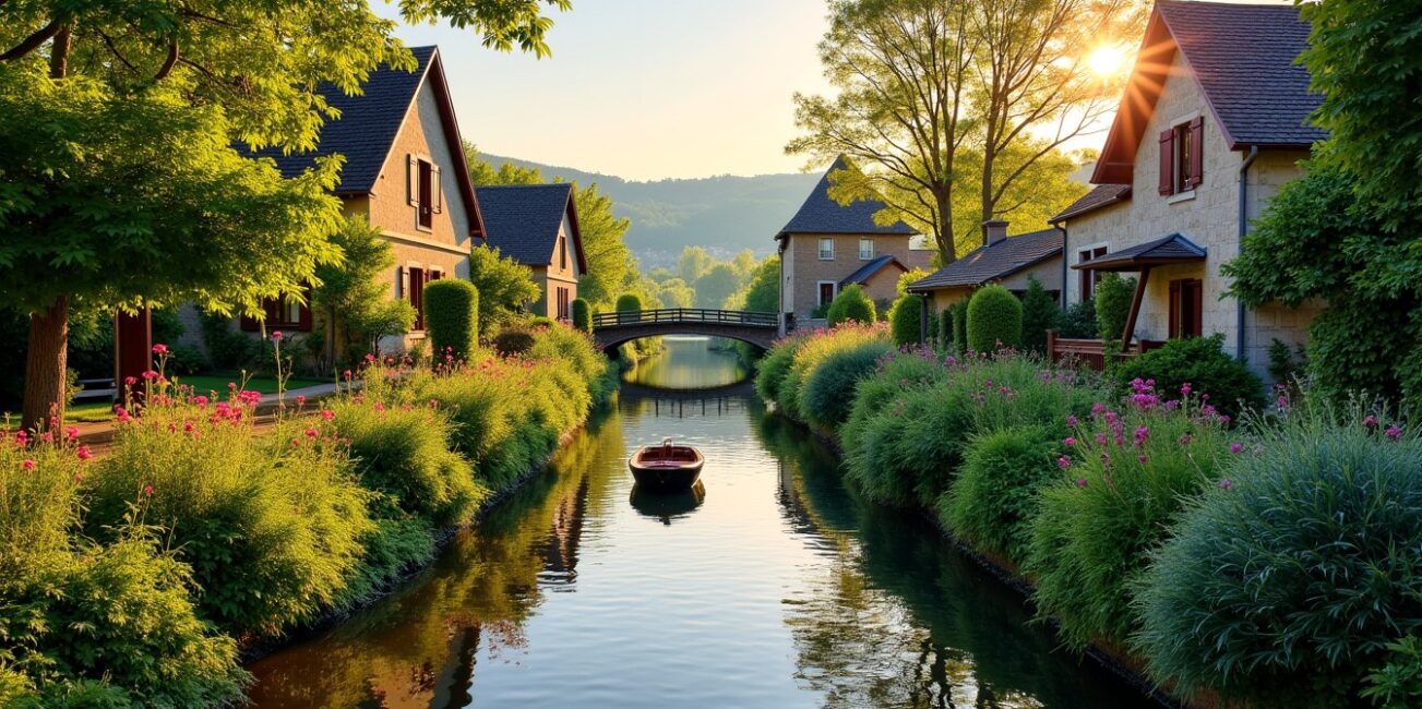 La Venise Verte du Puy-de-Dôme : Découvrez un village enchanteur et ses canaux pittoresques
