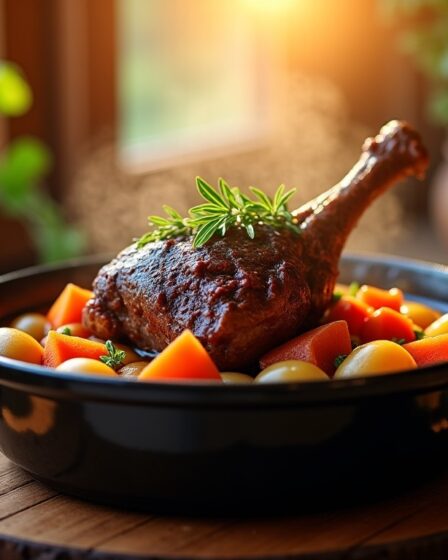 Cuissot de chevreuil mijoté en cocotte : une recette simple et pleine de saveurs