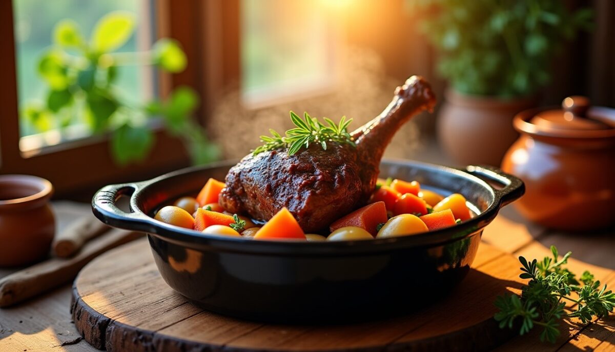 Cuissot de chevreuil mijoté en cocotte : une recette simple et pleine de saveurs