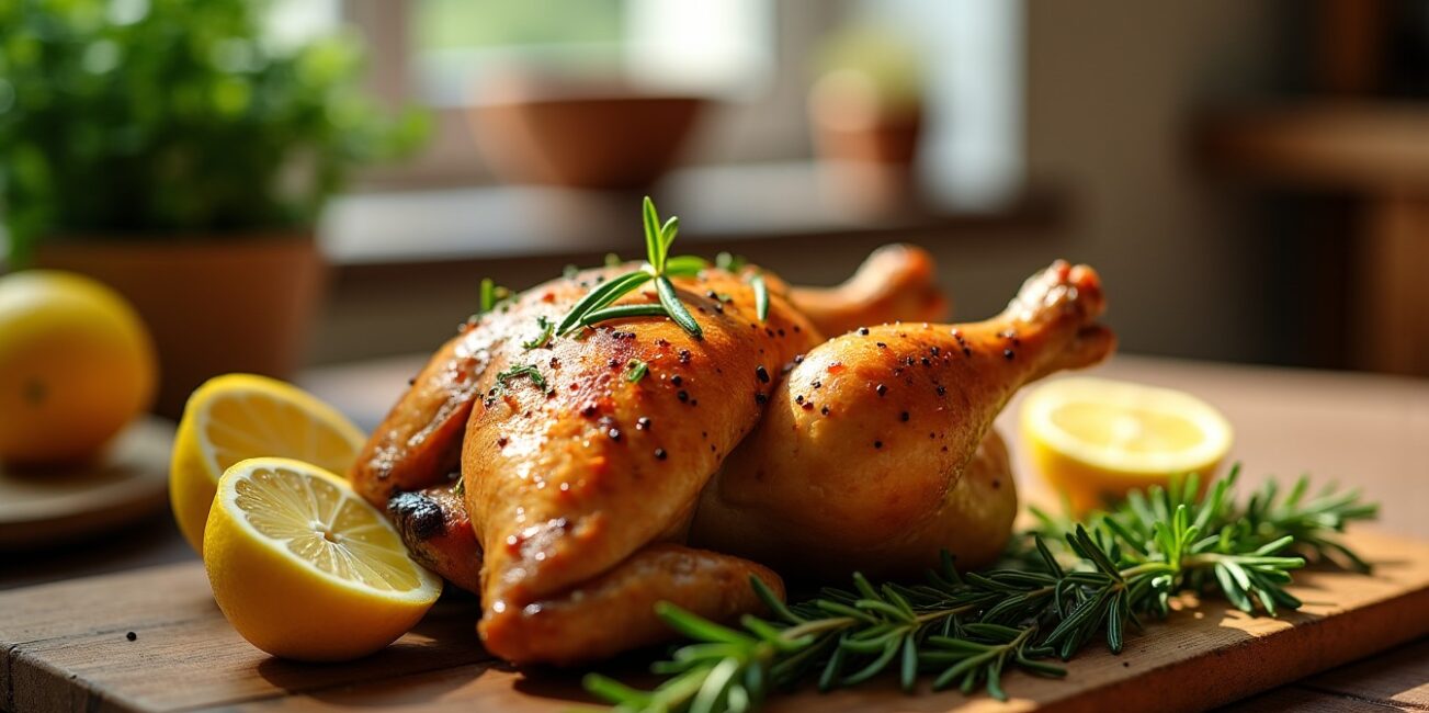 Délicieuse cuisse de poulet croustillante au four : une recette simple et savoureuse