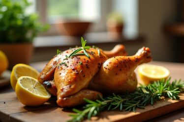 Délicieuse cuisse de poulet croustillante au four : une recette simple et savoureuse