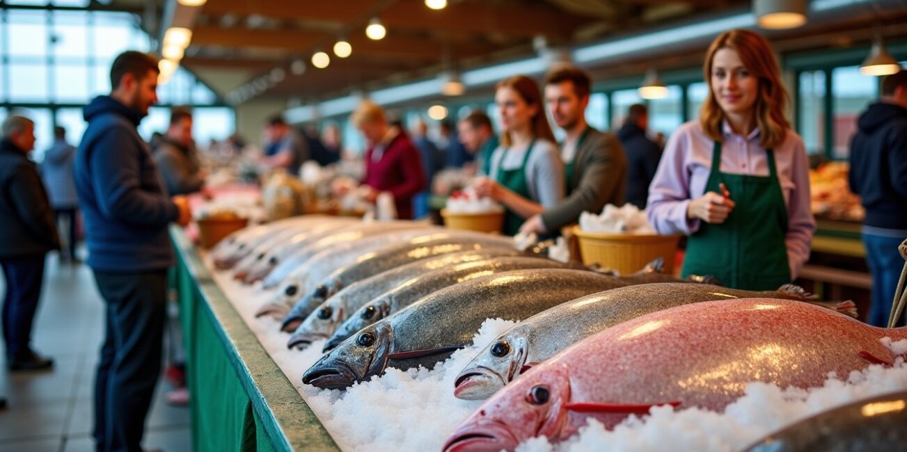 Poissonnerie à Caen : fraîcheur garantie et service de livraison express