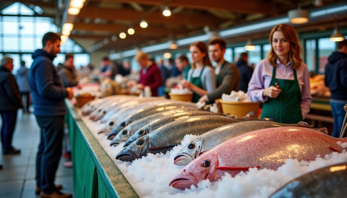 Poissonnerie à Caen : fraîcheur garantie et service de livraison express