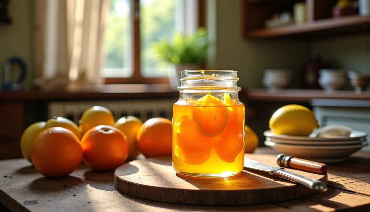Recette maison facile et rapide de confiture d'orange et citron aux délicieuses écorces