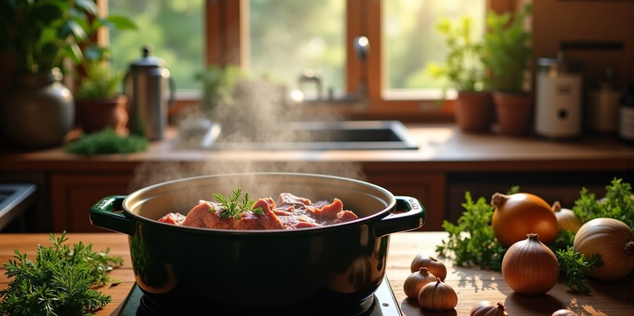 Joue de porc à l'ancienne : recette mijotée traditionnelle et gourmande