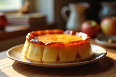 La recette traditionnelle et facile du gâteau flan aux pommes de grand-mère