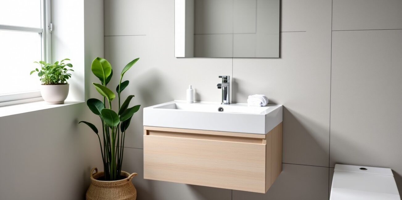 Optimisez votre petite salle de bain avec un meuble vasque compact et économique