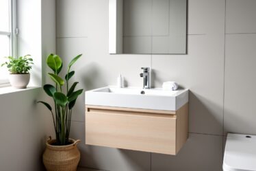 Optimisez votre petite salle de bain avec un meuble vasque compact et économique