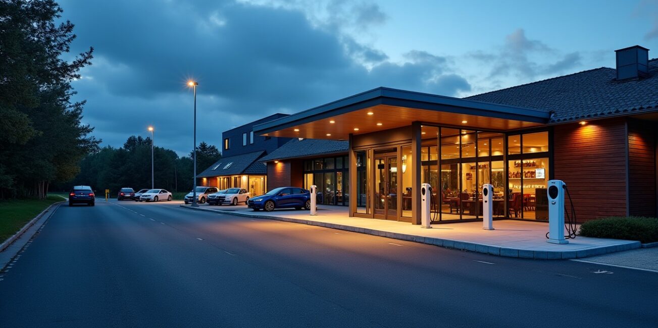 Aire du Haut Forez Sud sur l’A89 : découvrez ses services, restaurants et station de recharge