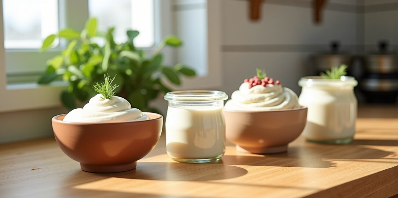 Alternatives ingénieuses pour substituer la crème fraîche