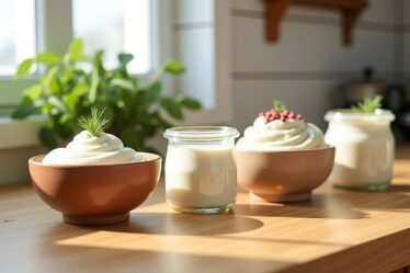 Alternatives ingénieuses pour substituer la crème fraîche