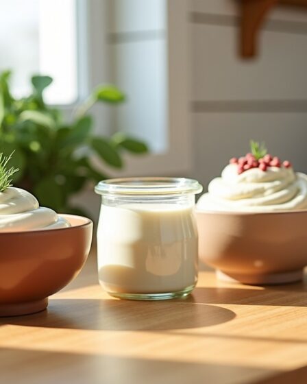 Alternatives ingénieuses pour substituer la crème fraîche