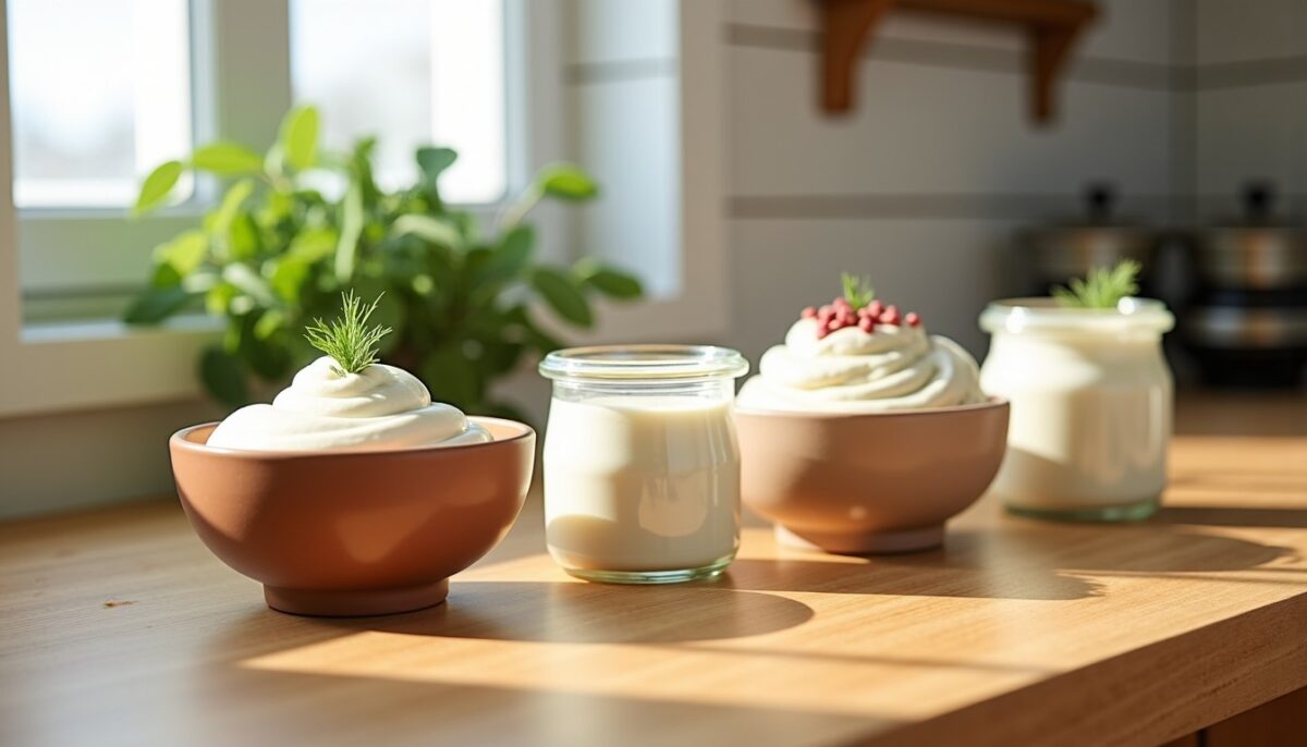 Alternatives ingénieuses pour substituer la crème fraîche