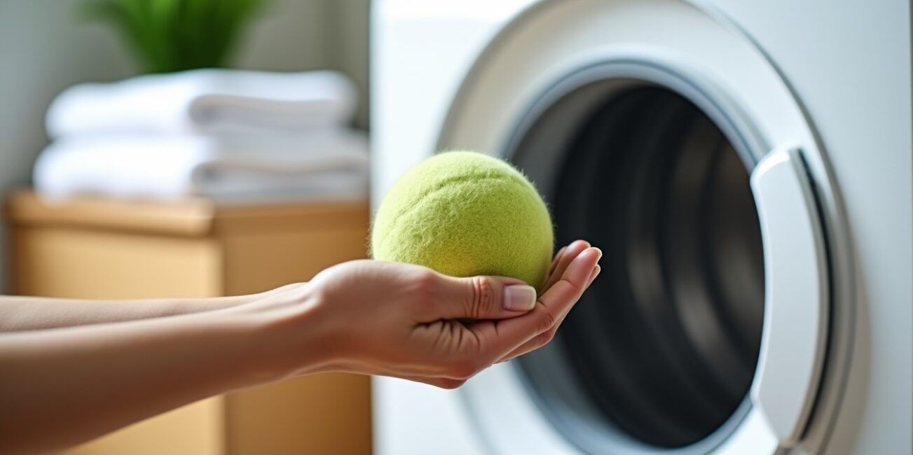 Astuce efficace : quelle alternative à la balle de tennis dans le sèche-linge ?