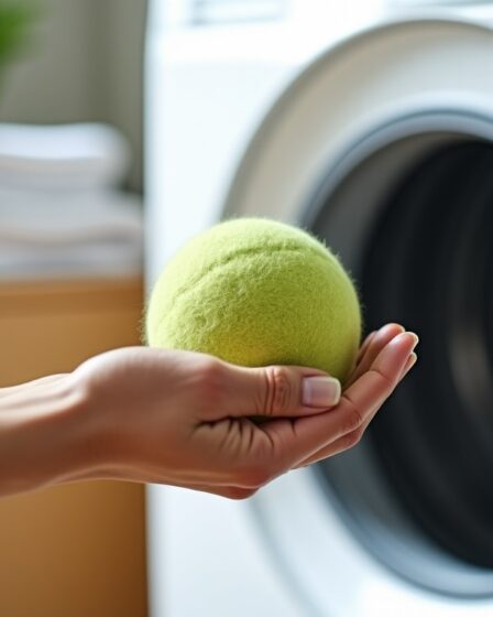 Astuce efficace : quelle alternative à la balle de tennis dans le sèche-linge ?