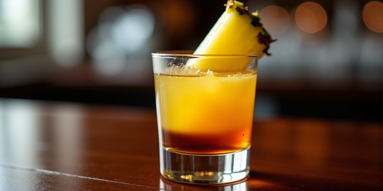 Shooter Madeleine : une recette simple et gourmande au triple sec, amaretto et ananas