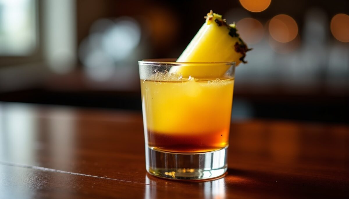 Shooter Madeleine : une recette simple et gourmande au triple sec, amaretto et ananas