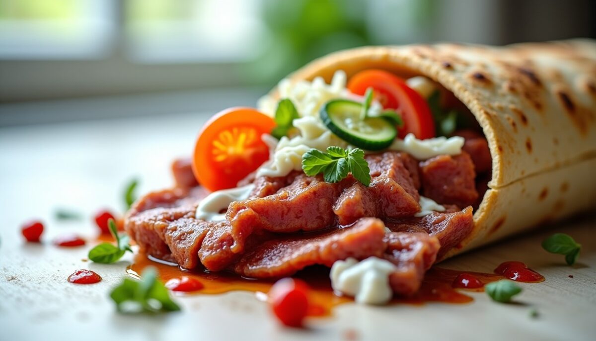 Kilocalories du kebab : décryptage des calories dans un kebab traditionnel