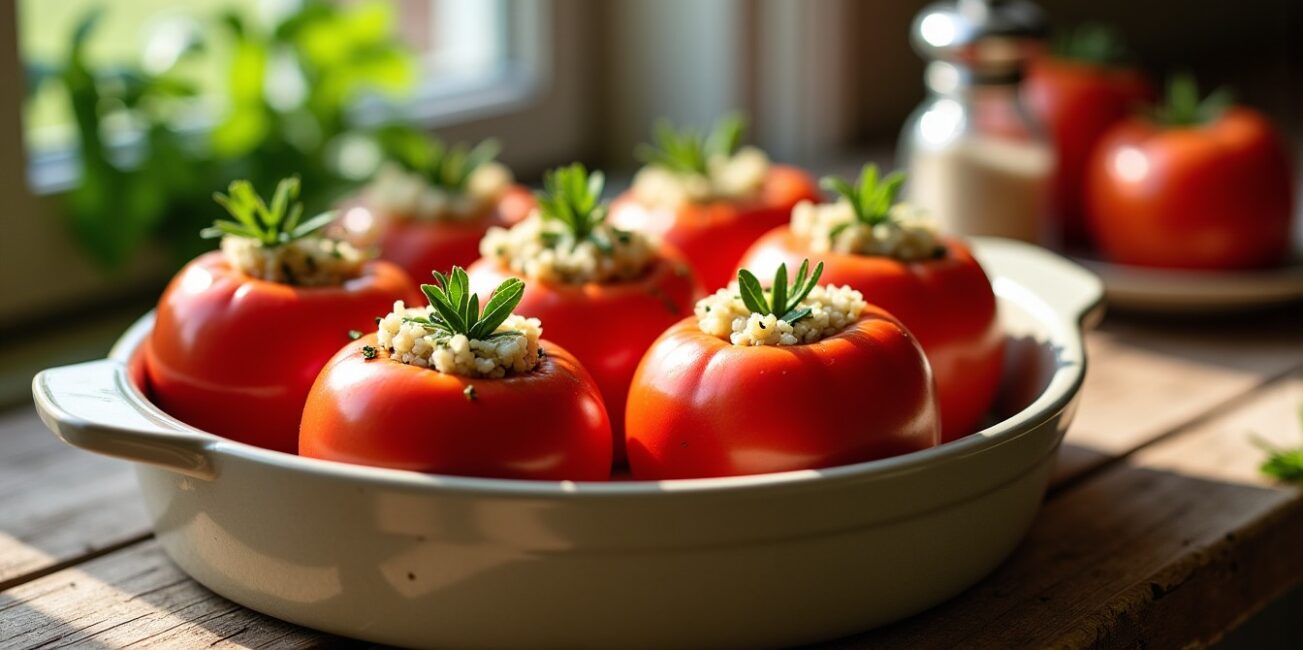 Tomates farcies au riz : la recette authentique de nos grands-mères