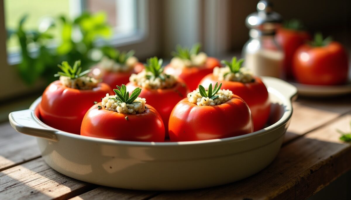 Tomates farcies au riz : la recette authentique de nos grands-mères