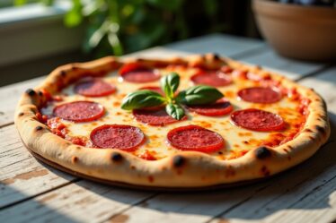 Pizza au salami maison : une recette facile et rapide qui ravira les gourmands