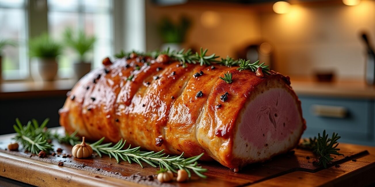 Rôti de porc au four : temps de cuisson et astuces pour une viande tendre et moelleuse