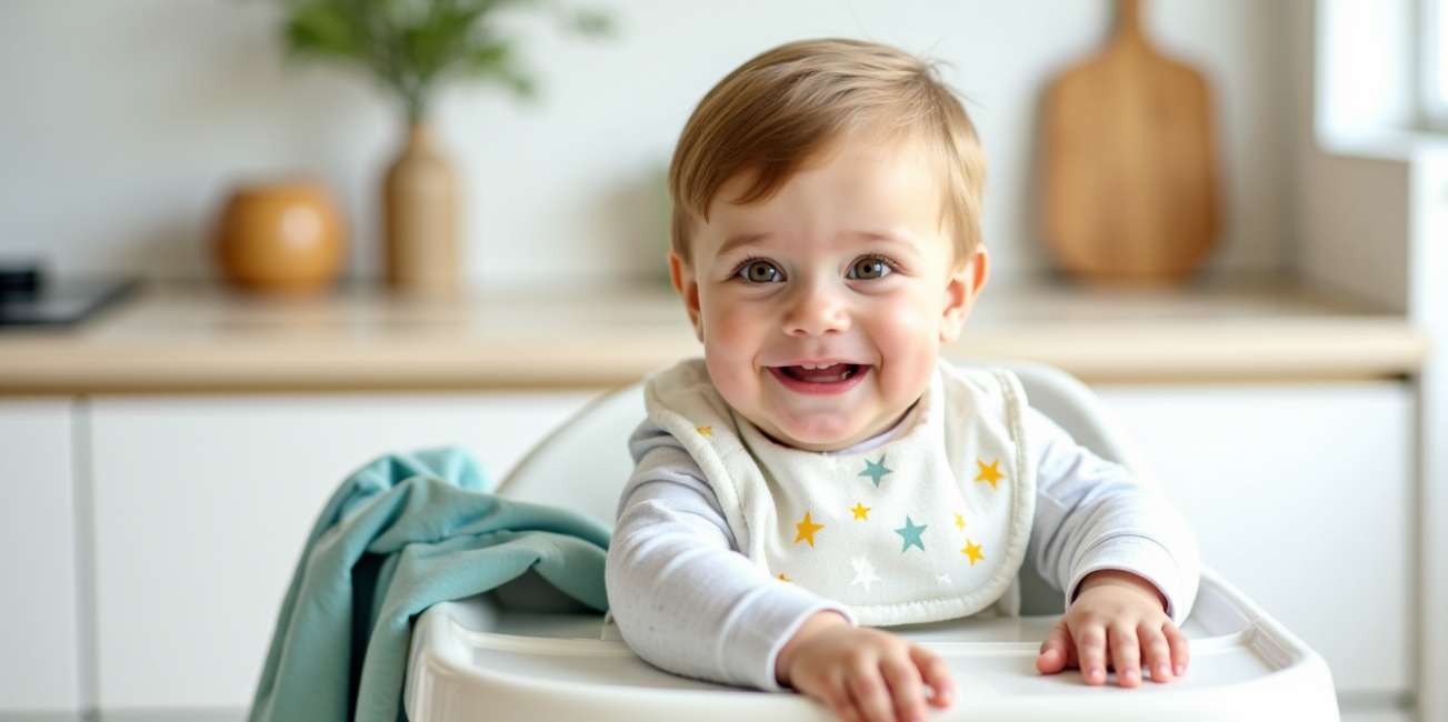 Bavoir jetable ou lavable à manches : avantages et limites comparés