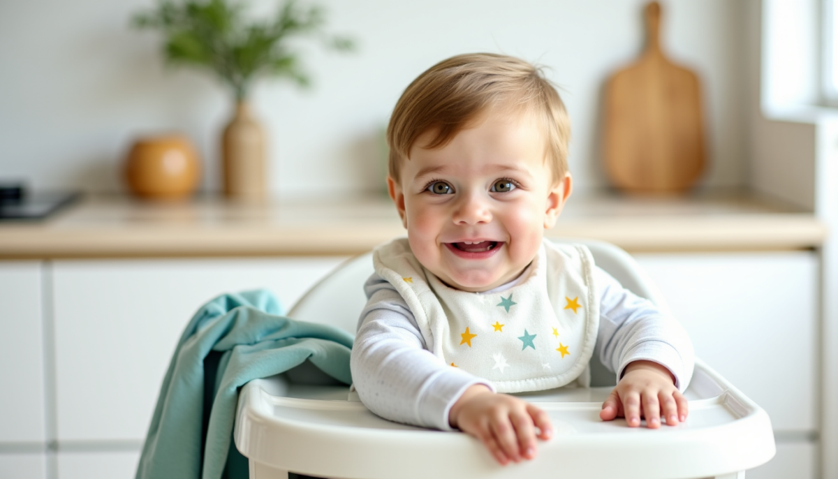 Bavoir jetable ou lavable à manches : avantages et limites comparés