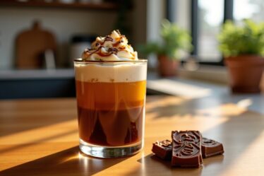 Cocktail façon Twix : une recette facile et gourmande aux saveurs de caramel et de chocolat