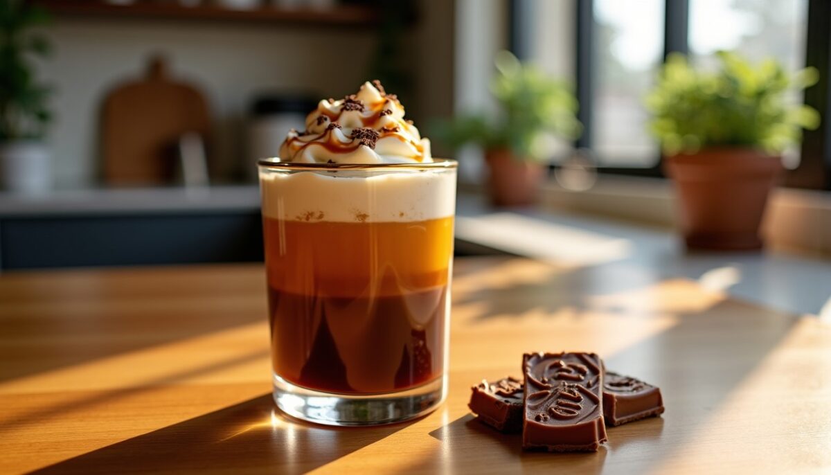 Cocktail façon Twix : une recette facile et gourmande aux saveurs de caramel et de chocolat